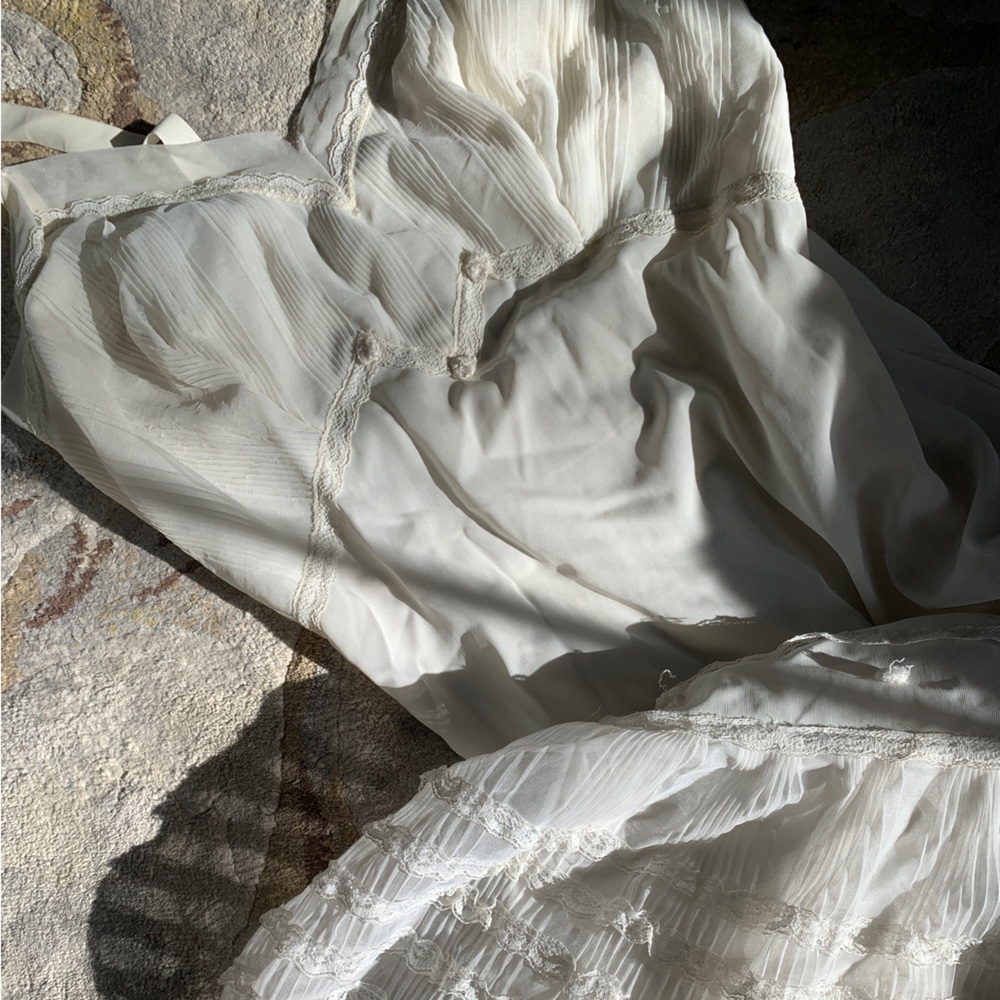 Stunning Vintage Lacey Bridal Slip Dress